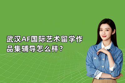 武汉AF国际艺术留学作品集辅导怎么样？
