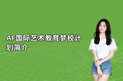 AF国际艺术教育梦校计划简介